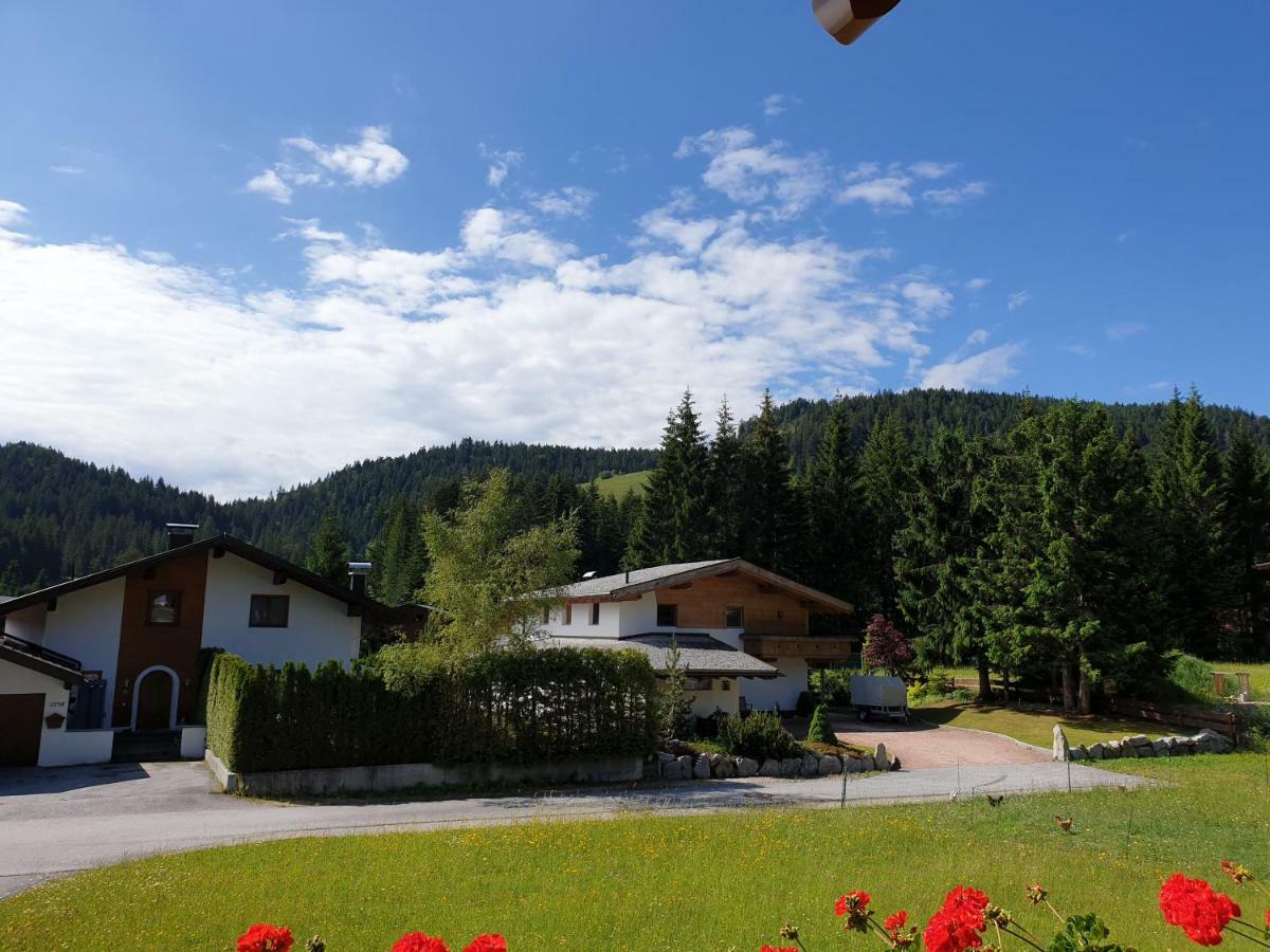 Haus Schiefer Lägenhet Leutasch Exteriör bild